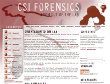 Tablet Screenshot of csi-forensics.com